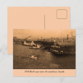 Blick auf das Meer, Seattle Postkarte (Vorne/Hinten)