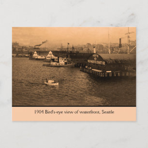 Blick auf das Meer, Seattle Postkarte