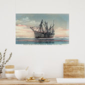 Blick auf das Peter Iredale Shipwreck Poster (Küche)