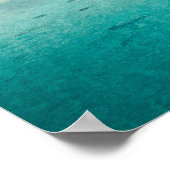 Blick auf das Poster der Bora Bora-Insel (Ecke)