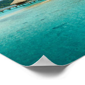 Blick auf das Poster der Bora Bora-Insel (Ecke)