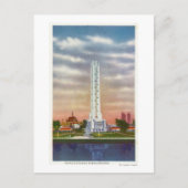 Blick auf das riesige Thermometer von Texaco Postkarte (Vorderseite)