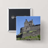Blick auf das Schloss Edinburgh, Edinburgh, Schott Button (Vorne & Hinten)