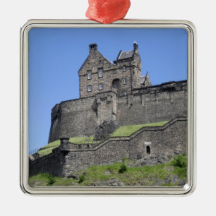 Blick auf das Schloss Edinburgh, Edinburgh, Schott Ornament Aus Metall