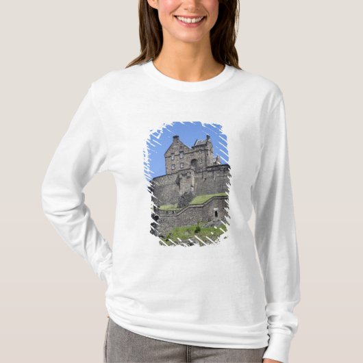 Blick auf das Schloss Edinburgh, Edinburgh, Schott T-Shirt (Vorderseite)
