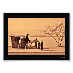 Blick auf das Tote Meer Fotodruck
