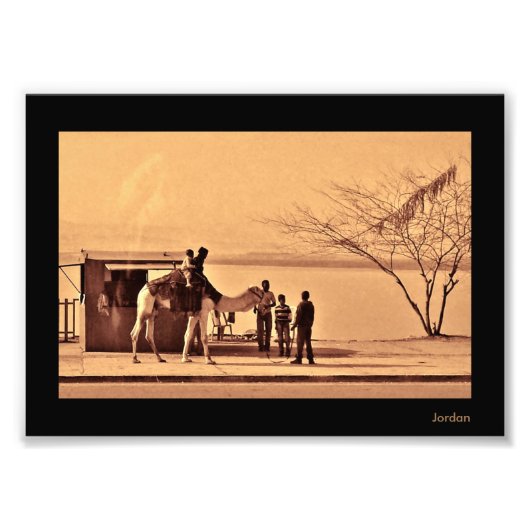 Blick auf das Tote Meer Fotodruck (Vorne)