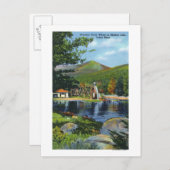 Blick auf das Wasserrad des Schattensees Postkarte (Vorne/Hinten)