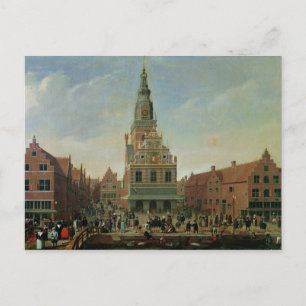 Blick auf das Weighhouse und den Käsemarkt Postkarte