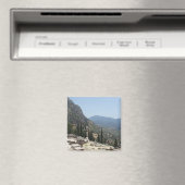 Blick auf Delphi, Griechenland Magnet (In Situ (Geschirrspüler))