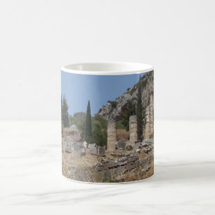 Blick auf Delphi, Griechenland Verwandlungstasse