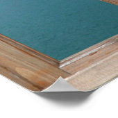 Blick auf den Alpensee von einem Fenster aus Poster (Ecke)