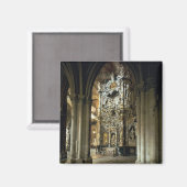 Blick auf den Altar und die "Transparente", c.1720 Magnet (Vorderseite/Rückseite)