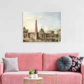 Blick auf den alten Markt Leinwanddruck (Insitu (Wohnzimmer))