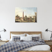 Blick auf den alten Markt Leinwanddruck (Insitu (Schlafzimmer))