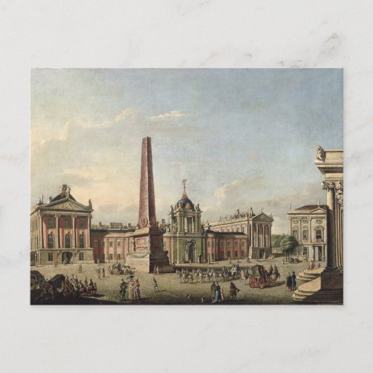 Blick auf den alten Markt Postkarte (Vorderseite)