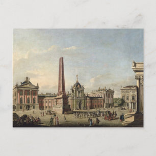 Blick auf den alten Markt Postkarte