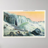 Blick auf den amerikanischen Fall im Winter # 2 Poster (Vorne)