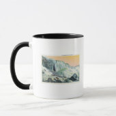 Blick auf den amerikanischen Fall im Winter # 2 Tasse (Links)