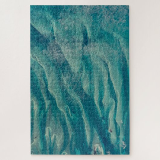 Blick auf den Bahamas Ozean von der Raumstation 10 Puzzle (Vertikal)