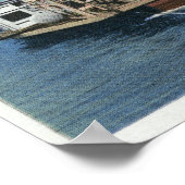 Blick auf den Bemus Point und Stow Ferry Poster (Ecke)