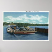 Blick auf den Bemus Point und Stow Ferry Poster (Vorne)