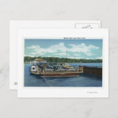 Blick auf den Bemus Point und Stow Ferry Postkarte (Vorne/Hinten)