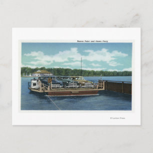 Blick auf den Bemus Point und Stow Ferry Postkarte