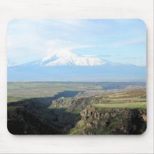 Blick auf den Berg Ararat von Armenisch-Seite