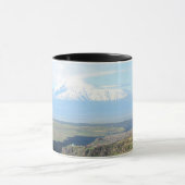 Blick auf den Berg Ararat von Armenisch-Seite Tasse (Zentrum)