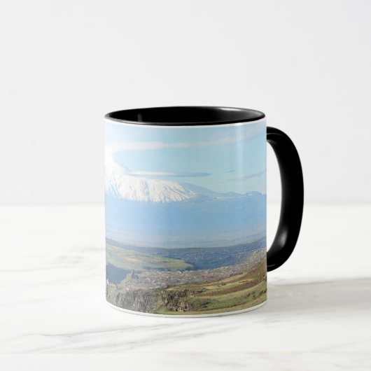 Blick auf den Berg Ararat von Armenisch-Seite Tasse (VorderseiteRechts)
