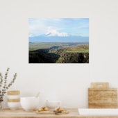 Blick auf den Berg Ararat von armenischer Seite Poster (Küche)