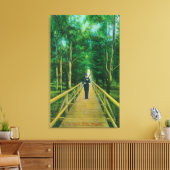 Blick auf den Boardwalk bei Presidio Leinwanddruck (Insitu (Wohnzimmer))