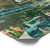 Blick auf den Broadway und die siebte Ecke Poster (Ecke)