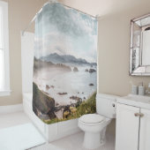 Blick auf den Cannon Beach Duschvorhang (Beispiel)