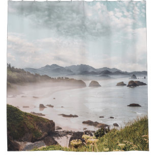 Blick auf den Cannon Beach Duschvorhang