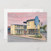 Blick auf den Colonial Beach Postkarte (Vorne/Hinten)