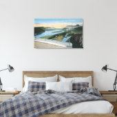 Blick auf den Columbia River Gorge von Crown Point Leinwanddruck (Insitu (Schlafzimmer))