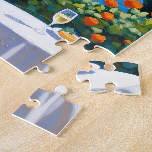 Blick auf den Comer See Puzzle (Seite)