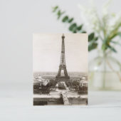 Blick auf den Eiffelturm, 1900 Postkarte (Stehend Vorderseite)