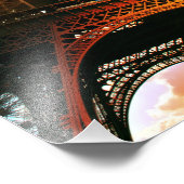 Blick auf den Eiffelturm Fotodruck (Ecke)