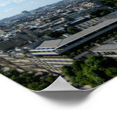 Blick auf den Eiffelturm vom Arc du Triomph - Post Poster (Ecke)