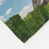 Blick auf den Eiffelturm vom Champ de Mars-Park Fleecedecke (Ecke)