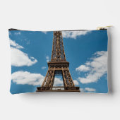 Blick auf den Eiffelturm vom Champ de Mars-Park Zubehörtasche (Rückseite)