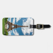 Blick auf den Eiffelturm vom öffentlichen Park Cha Gepäckanhänger (Vorderseite horizontal)