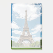 Blick auf den Eiffelturm vom öffentlichen Park Cha Post-it Klebezettel (Vorderseite)