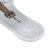 Blick auf den Eiffelturm vom öffentlichen Park Cha Schneidebrett (Ecke)