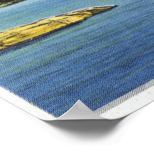 Blick auf den Elefantenberg Poster (Ecke)