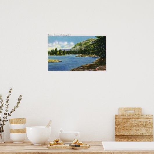 Blick auf den Elefantenberg Poster (Küche)