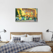 Blick auf den Elefantenzug Leinwanddruck (Insitu (Schlafzimmer))